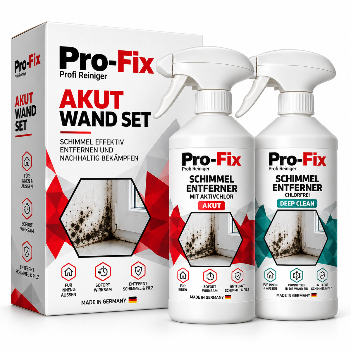 Pro-Fix Wand Akut Set